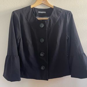 Black button jacket